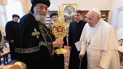 بابا الڤاتيكان: نعترف بشهداء الأقباط بـ ليبيا
