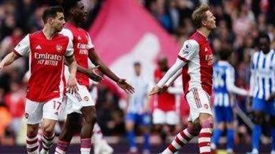 بالدوري الإنجليزي..أرسنال يسعي للفوز أمام برايتون وينتظر تعثر مانشستر سيتي