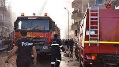 إصابة سيدتان في حريق منزل ببني سويف