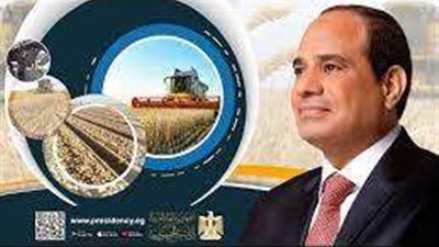 السيسي يشهد افتتاح موسم الحصاد بشرق العوينات