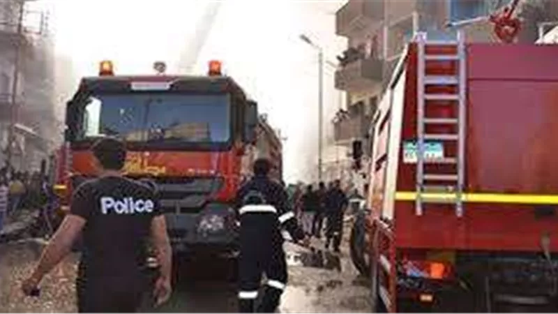 إصابة سيدتان في حريق منزل ببني سويف