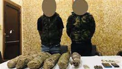 ضبط شخصين بحوزتهم كمية من مخدر الحشيش بشمال سيناء