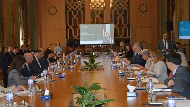 انعقاد الاجتماع الأول للمفوضية الاقتصادية المشتركة رفيعة المستوى بين مصر وأمريكا