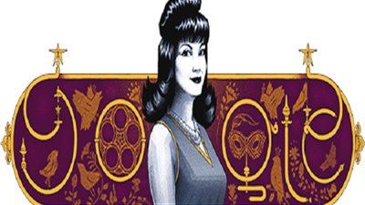 شاهد.. جوجل يحتفل بذكرى ميلاد الفنانة الراحلة شادية