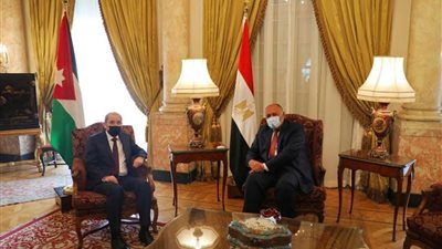 وزير الخارجية يستقبل نظيره الأردني