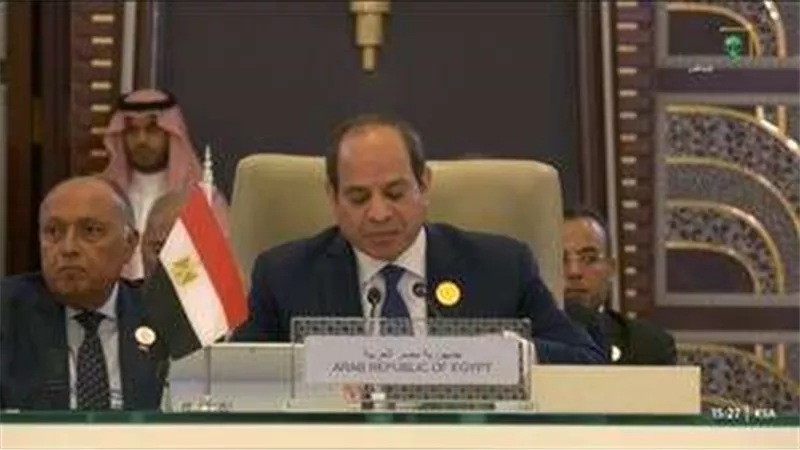 نص كلمة الرئيس السيسي أمام القمة العربية 32 بجدة