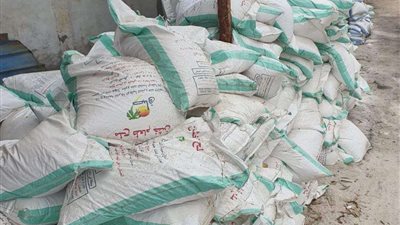 ضبط 2 طن و 500 كيلو ملح مجهول المصدر داخل أحد المصانع بالعاشر من رمضان