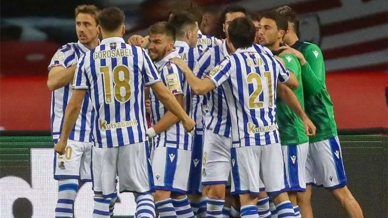 برشلونة يتأخر بهدف أمام ريال سوسيداد في الشوط الأول