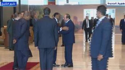 الرئيس السيسي يصل مقر افتتاح اجتماعات مجموعة البنك الأفريقى للتنمية