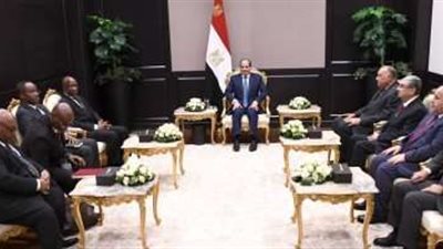 الرئيس السيسي يستقبل رئيس وزراء بوروندي بشرم الشيخ