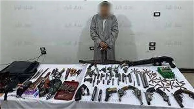 الداخلية تكشف كوالي ضبط ورشة لتصنيع الأسلحة بالأقصر