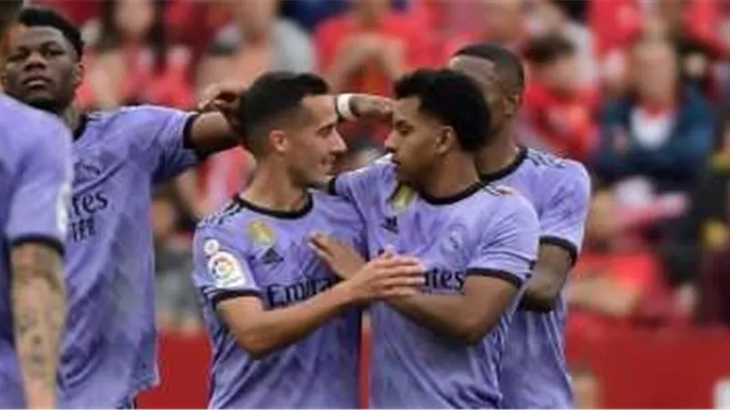 بثنائية رودريجو ..  ريال مدريد يفوز على إشبيلية في الدوري الإسباني