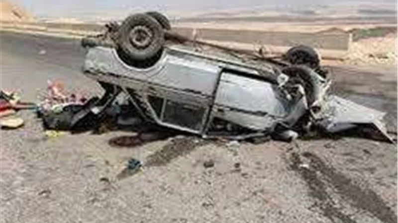إصابة 4 أشخاص إثر انقلاب سيارة ملاكي بطريق القاهرة الفيوم