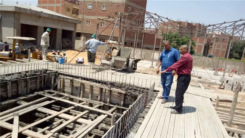 إنشاء مجمع مواقف نموذجي بأشمون