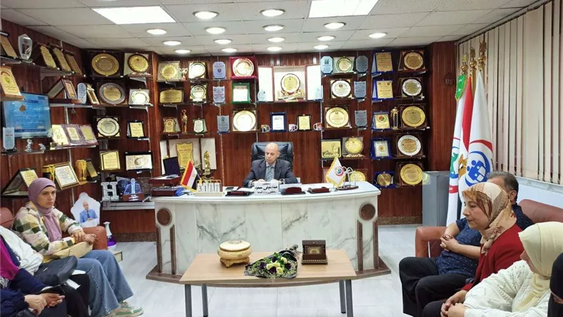 وكيل صحة الشرقية يناقش خطة العمل مع هيئة التمريض