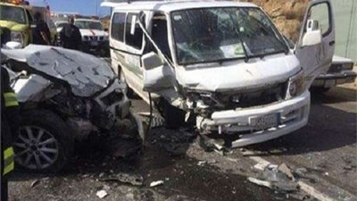 إصابة 4 أشخاص في حادث تصادم بالمنوفية