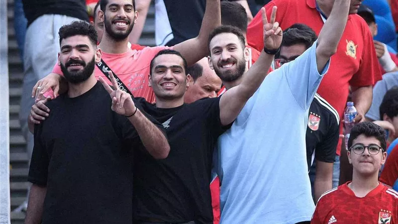 لاعبي ألعاب الصالات يساندون الأهلي قبل مواجهة نهائي دوري الأبطال