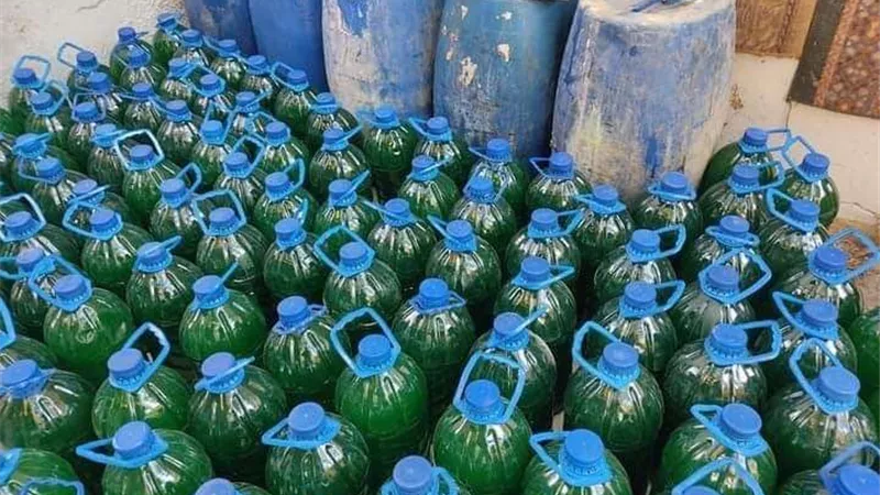 مباحث التموين بالإسماعيلية تضبط كميات كبيرة من المنظفات الصناعية مجهولة المصدر