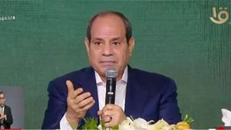 الرئيس السيسي يوجه رسالة للمزارعين