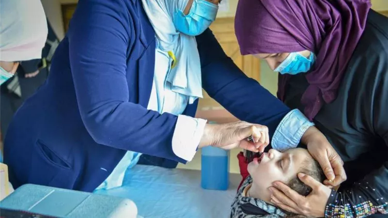 مد فترة الحملة القومية للتطعيم ضد مرض شلل الأطفال