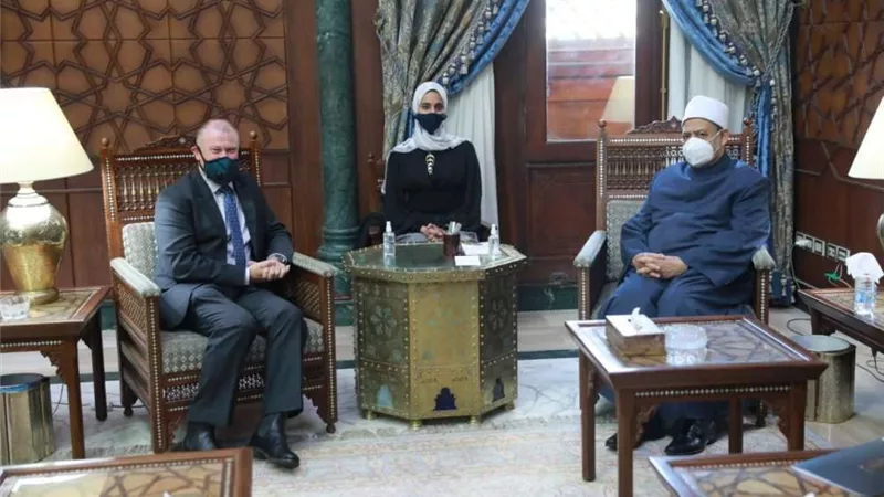 الإمام الأكبر يستقبل سفير أستراليا بمقر مشيخة الأزهر