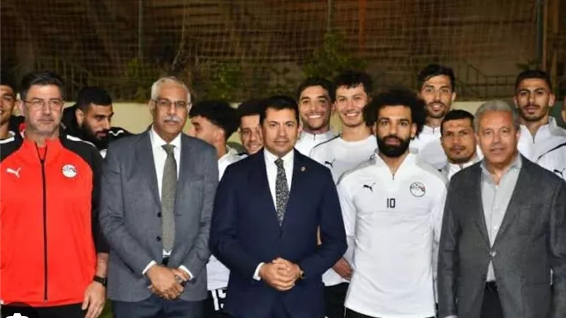 وزير الشباب والرياضة يهنئ المنتخب الوطني بالتأهل لأمم أفريقيا للمرة ٢٦ في تاريخه
