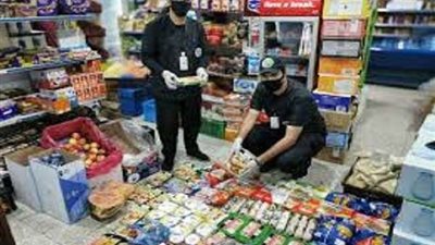 ضبط 10 طن مواد غذائية مجهولة المصدر بالشرقية