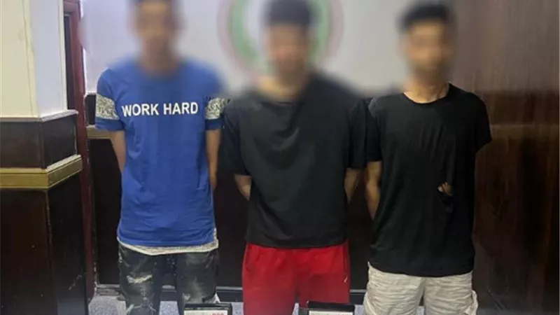 ضبط كيلو من مخدر الحشيش بحوزة 3 أشخاص بقصد الإتجار بالسلام