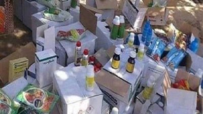شرطة التموين تضبط أكثر من 9 طن مبيدات مغشوشة بالقليوبية