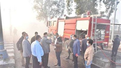 محافظ القليوبية يشكل لجنة لإجراء معاينة لحريق مصنع العبور