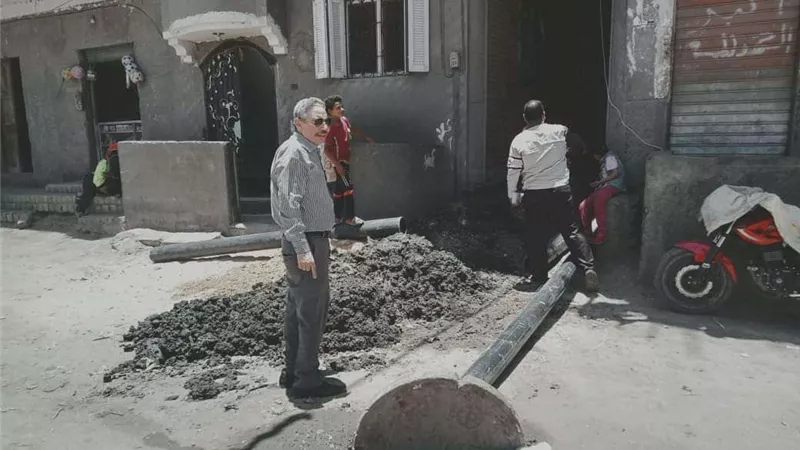 وفد وزارة التنمية المحلية يتابع توصيل المرافق بـ5 مجمعات خدمية بالمنيا