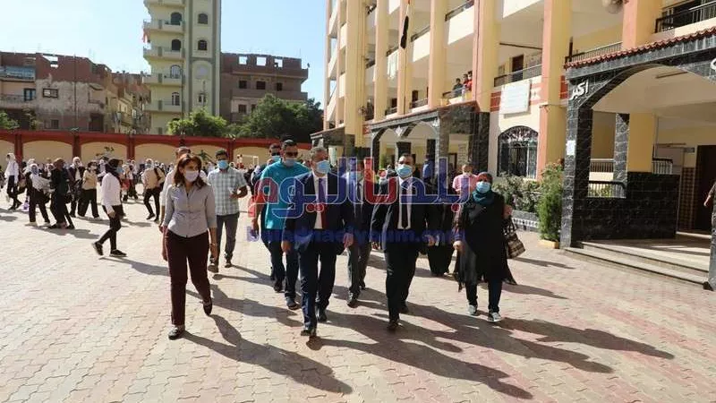 متابعة دورية لأعمال الرصف والتطوير بمراكز المنوفية