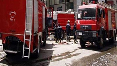 السيطرة على حريق بمحيط مكتب بريد في مدينة نصر