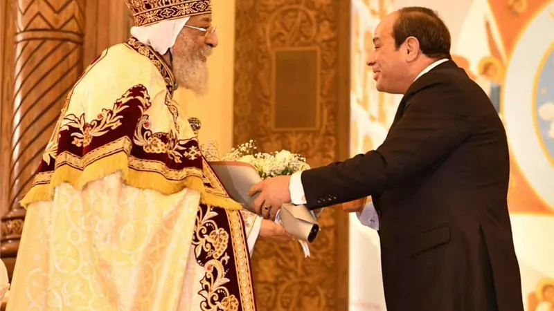 البابا تواضروس يهنئ الرئيس السيسي بعيد الأضحى
