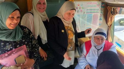 100 يوم صحة تواصل عملها بالمنوفية