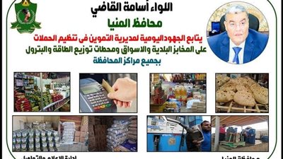 محافظ المنيا: حملات مستمرة على المخابز البلدي بمختلف مراكز المحافظة