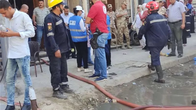 تحرك سريع من مجلس الشباب المصري لإنقاذ ضحايا عقار الإسكندرية
