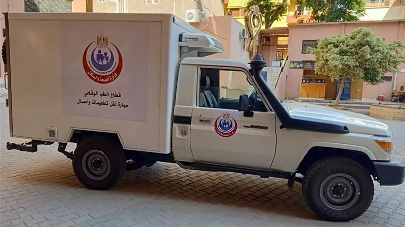 عبد الغفار يدعم صحة الشرقية بسيارة تبريد لحفظ الطعوم
