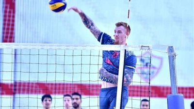 محترف الزمالك جاهز لمباراة الأهلي في قمة الطائرة