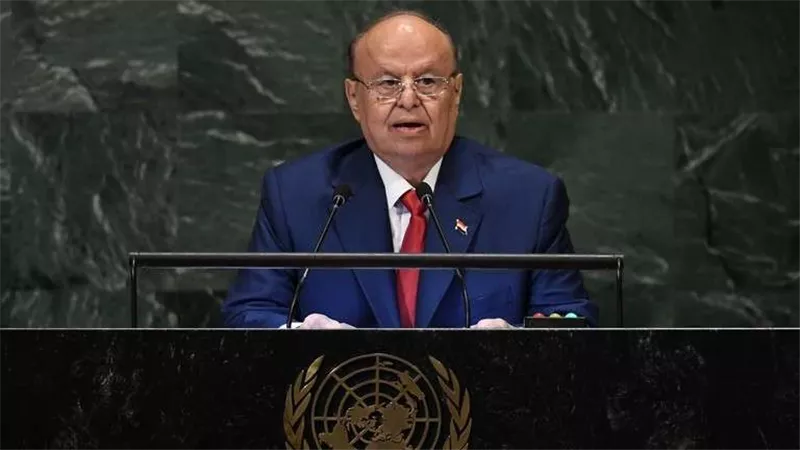 الرئيس اليمنى يتعهد بالقضاء على المشروع الفارسى للحوثيين