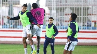 حازم وحفني يشاركان في مران الزمالك