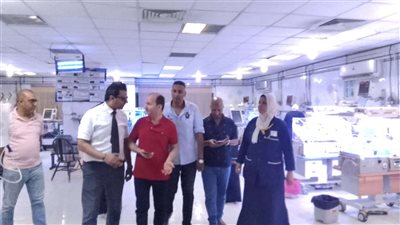 وكيل المديرية يتفقد مستشفيات كفر الدوار المركزي