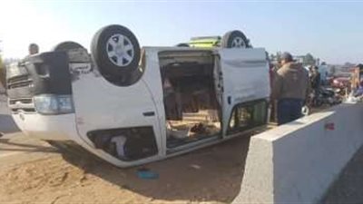 إصابة 6 أشخاص في حادث بالبحيرة