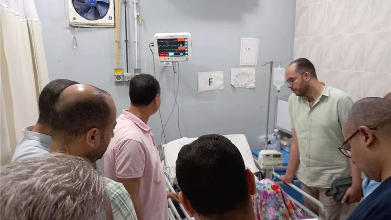 وكيل الوزارة الصحة بالبحيرة يتفقد مستشفى أبوالمطامير