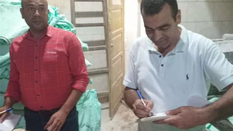 ضبط 8 مخابز بسبب نقص الوزن بناحية كفرالدوار