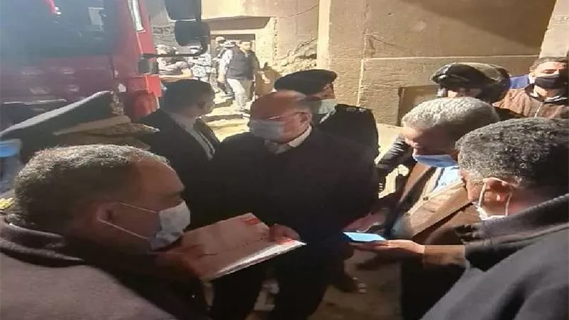 محافظ القاهرة يعلن تفاصيل جديدة عن عقار جسر السويس المنهار