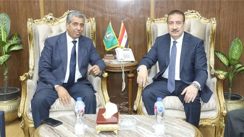 محافظ المنوفية يبحث أوجه التعاون في عدد من المشروعات التنموية والخدمية