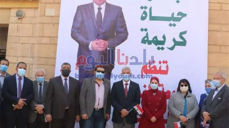 جامعة المنوفية توجه قافلة متكاملة إلى إحدى قرى المبادرة الرئاسية