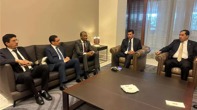 وزير الرياضة يلتقي عددًا من وزراء الشباب والرياضة العرب