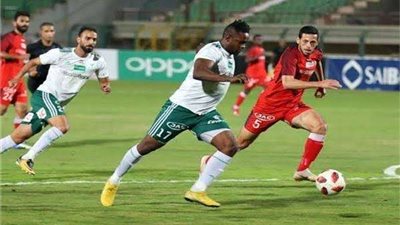 حرس الحدود يسجل الهدف الأول في شباك المصري البورسعيدي